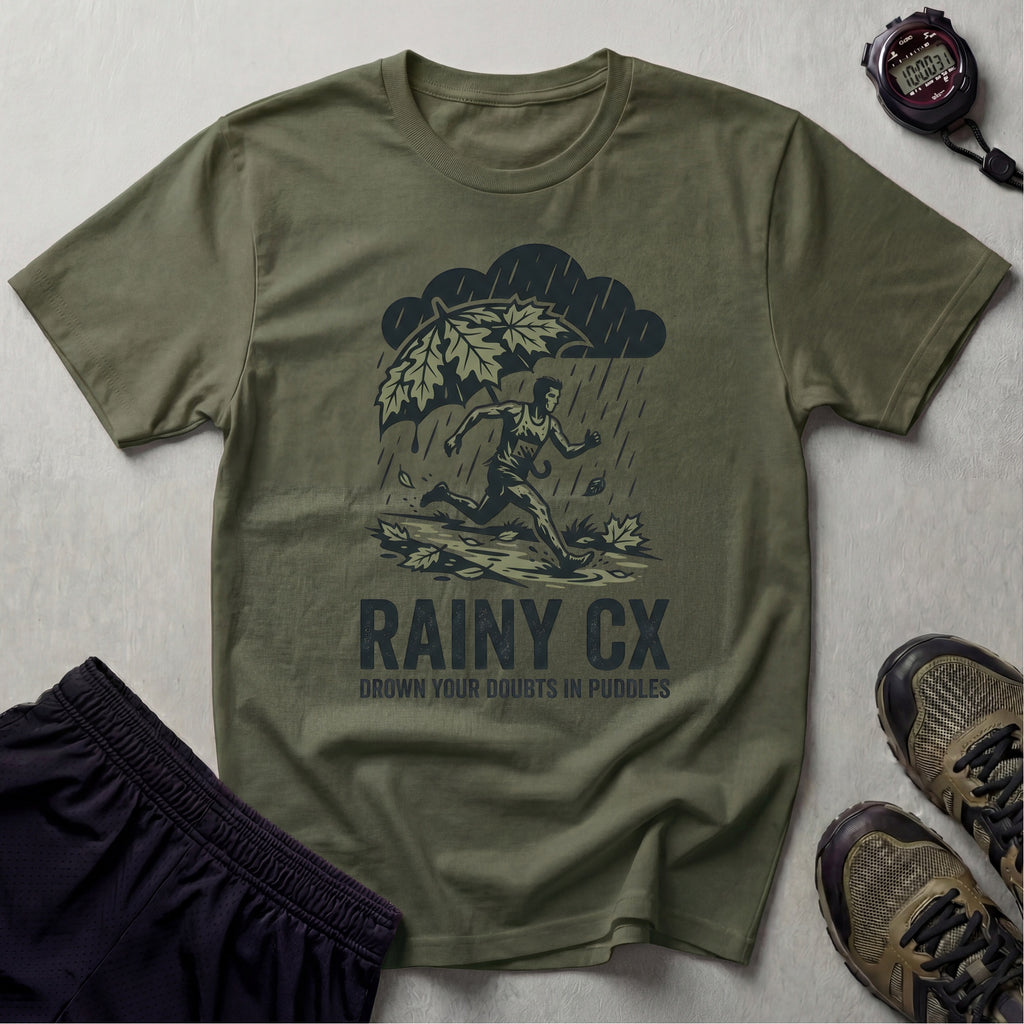 Rainy Cross Country Drown Your Doubts Gym T-Shirt