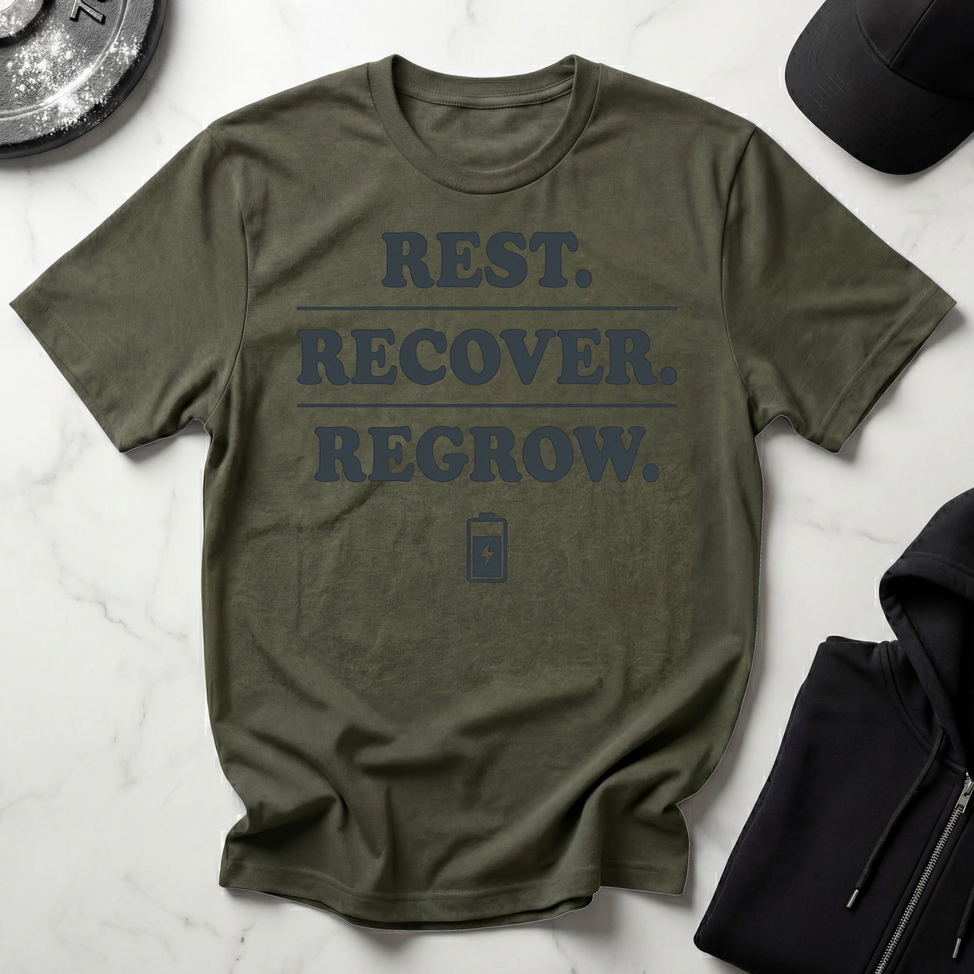 Rest Recover Regrow Gym T-Shirt