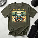 Retro Comic Titan Bench Gymwear T-Shirt