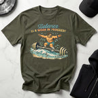 Retro Venice Balance In Progress Gymwear T-Shirt