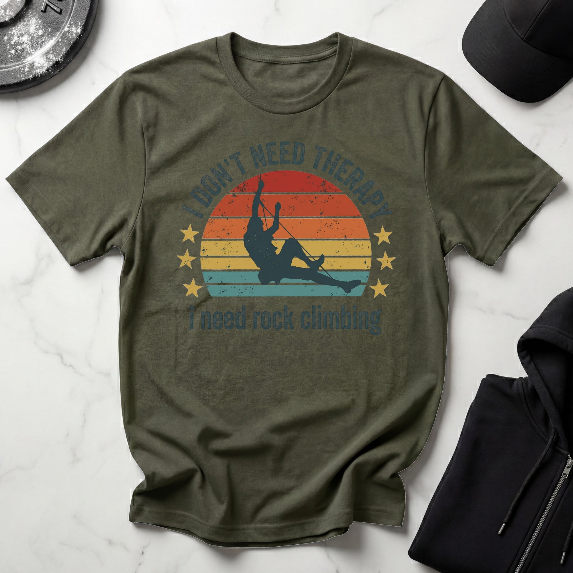 Rock Climbing Therapy Gym T-Shirt