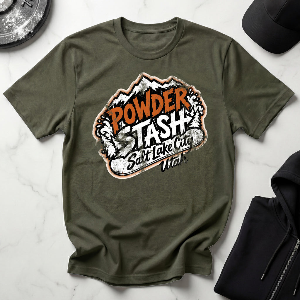 SLC Powder Stash Snowboarding T-Shirt