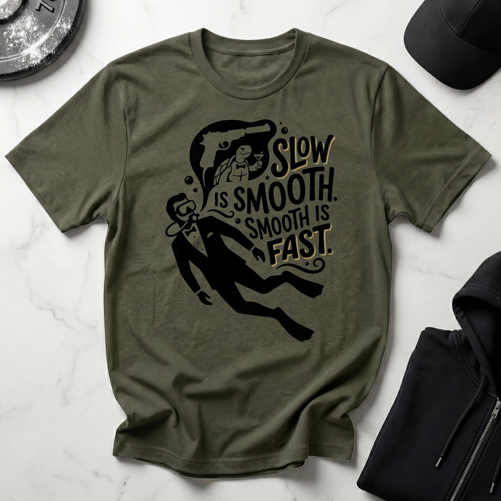 Retro Scuba Designer Gymwear T-Shirt
