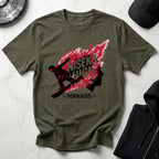 Niseko Snowboarder Designer Gym T-Shirt