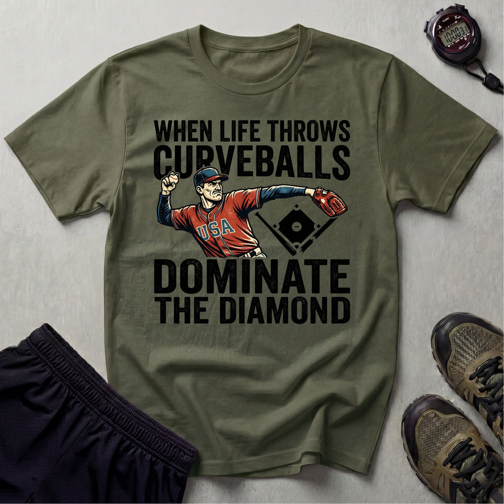 Softball USA Vintage Gym T-Shirt
