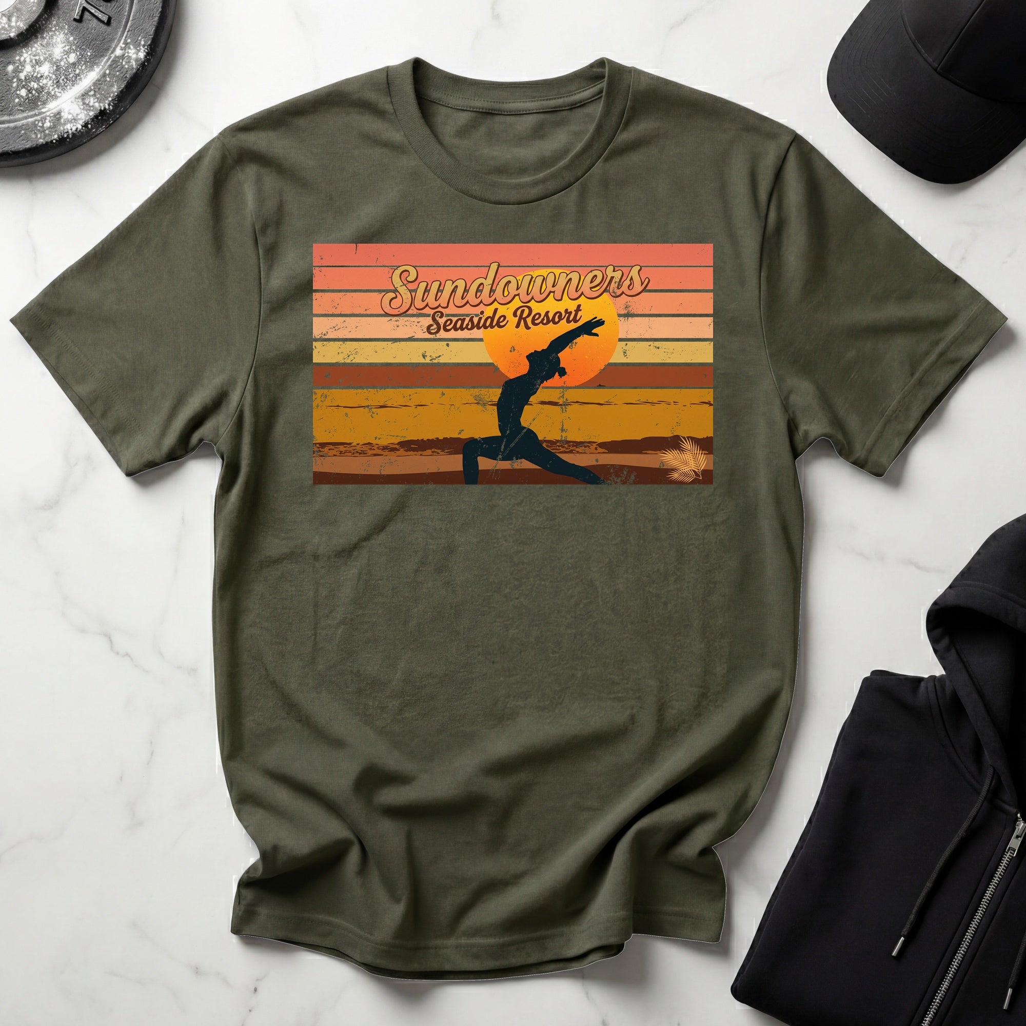 Sundowners Seaside Resort Gym T-Shirt