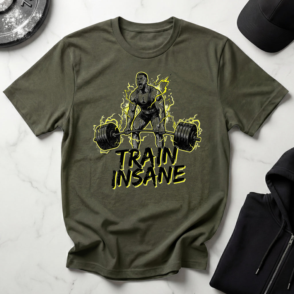 Train Insane Bodybuilding T-Shirt