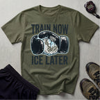 Train Now Ice Later Boxing Gym T-Shirt