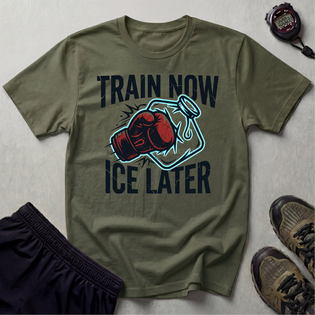 Train Now Ice Later Boxing Gymwear T-Shirt