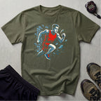 Runner Breaks Through Wall T-Shirt