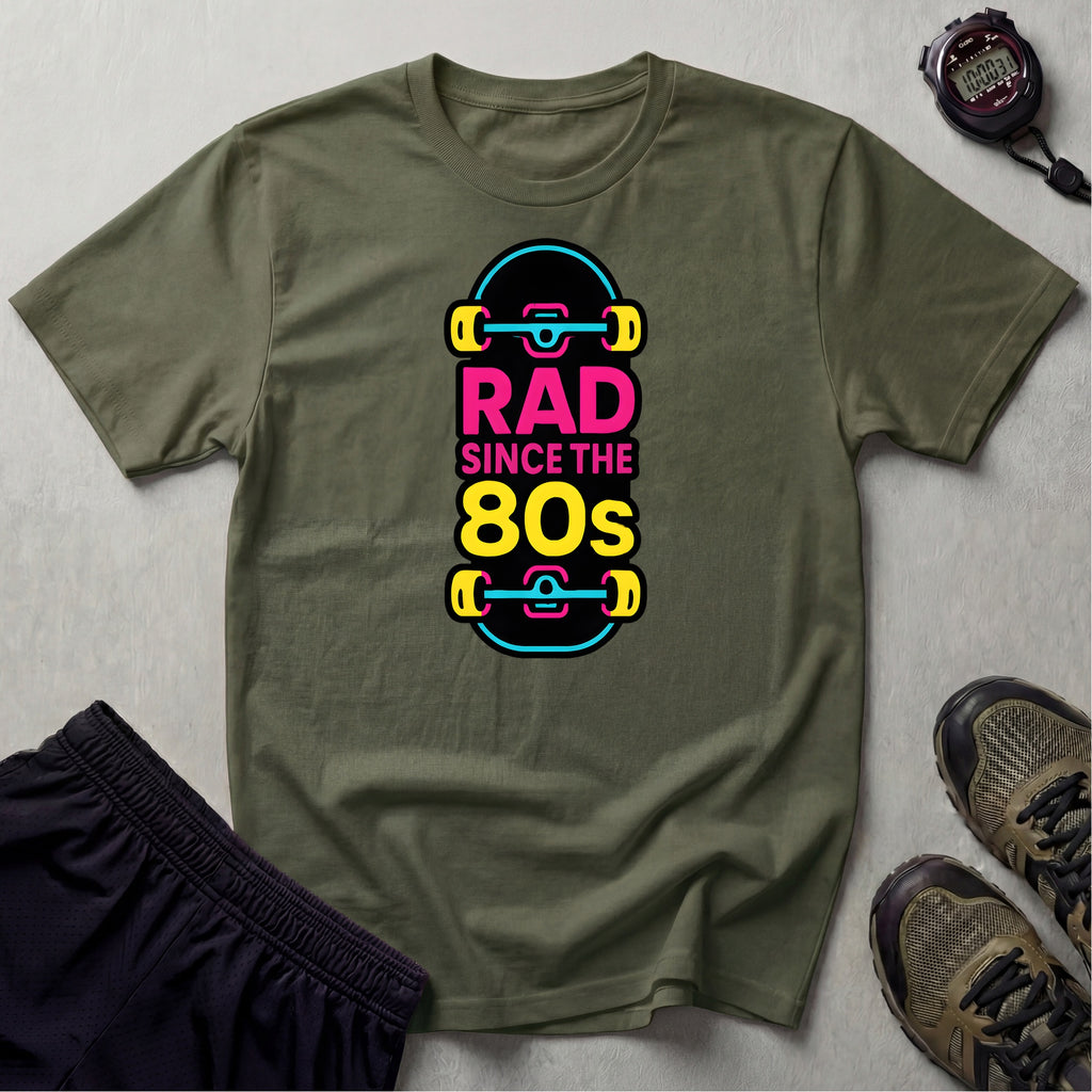Neon 80s Skateboard T-Shirt