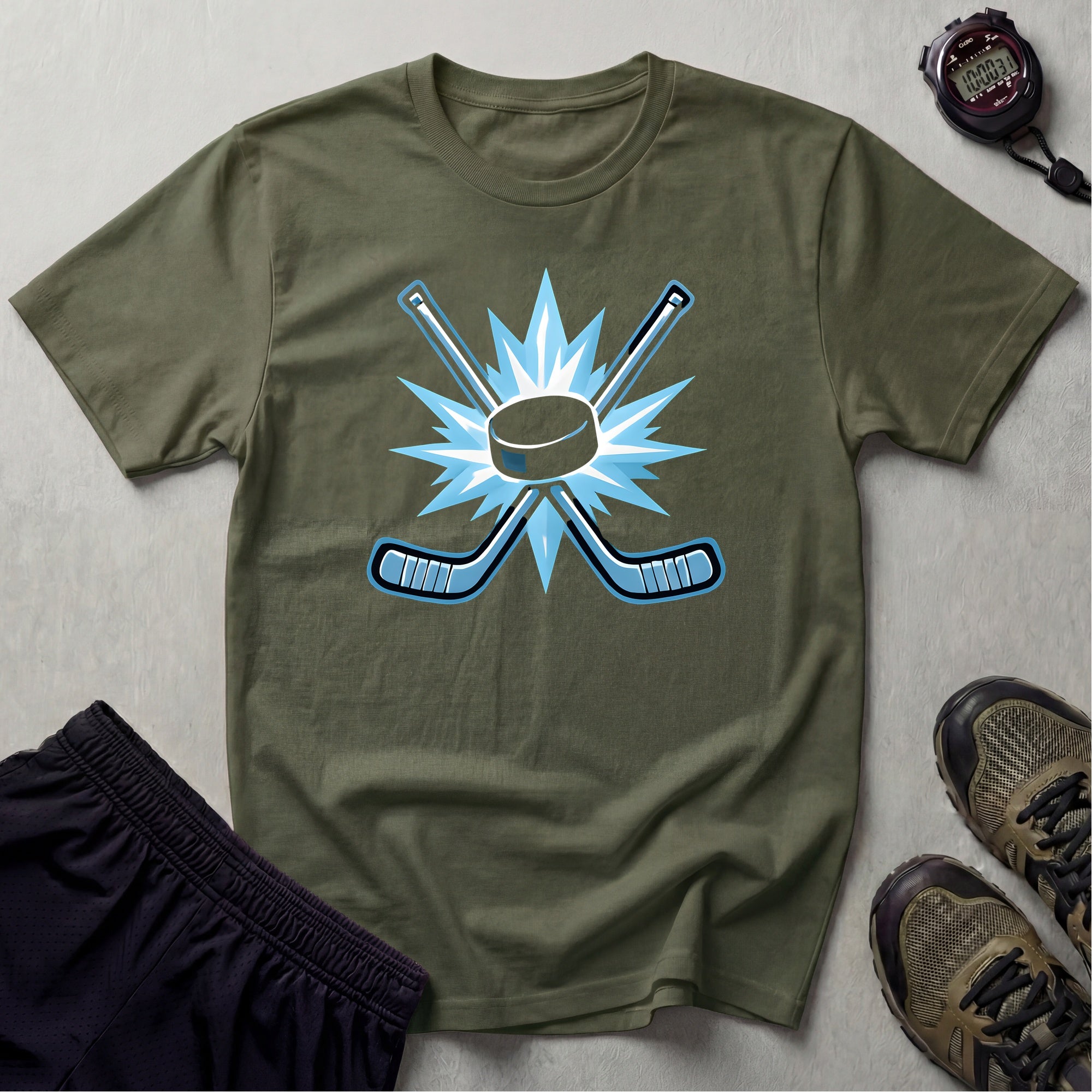 Crossed hockey sticks T-Shirt