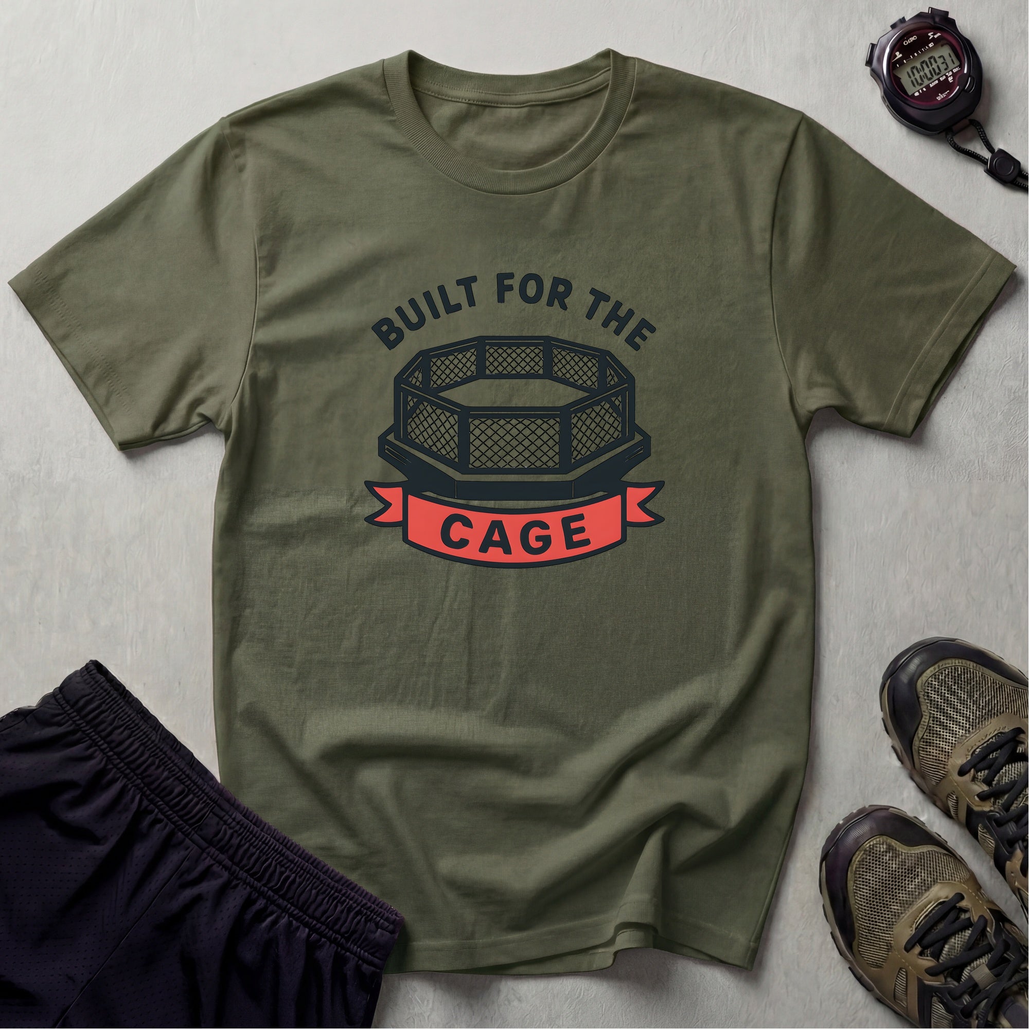 Cage Fight MMA Logo T-Shirt