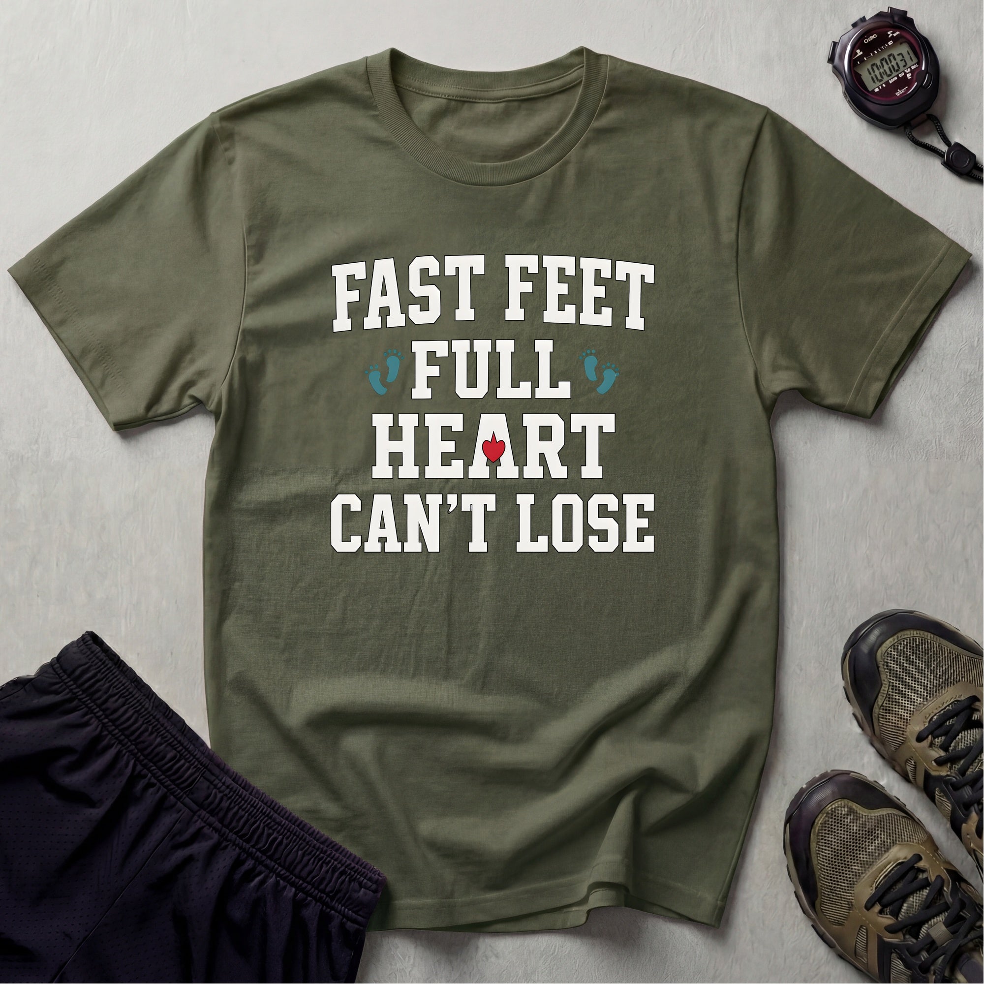 Fast Feet Full Heart T-Shirt