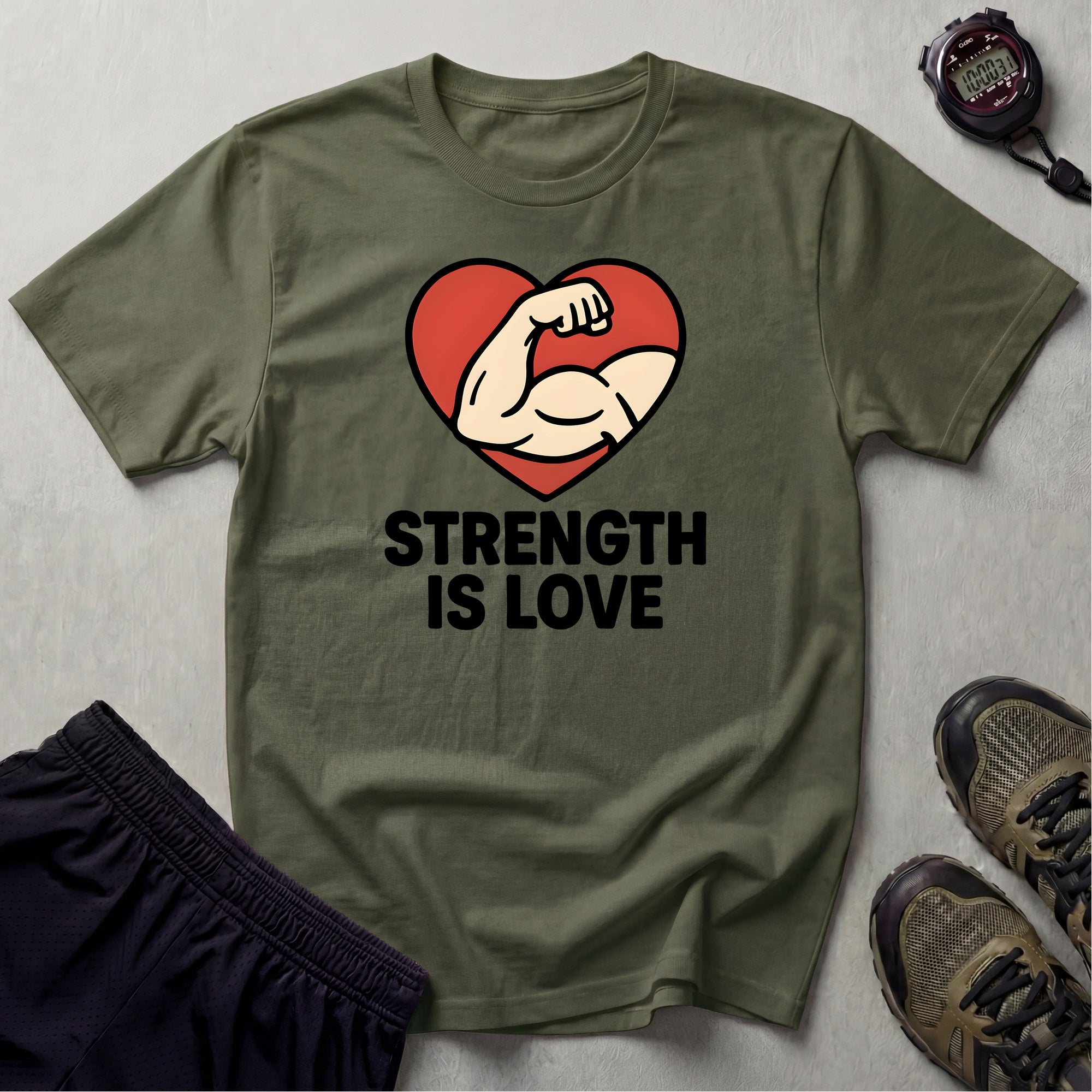 Powerful Heart Emblem T-Shirt