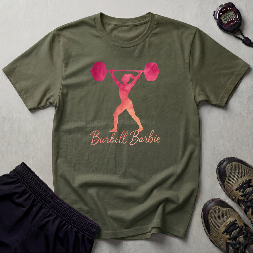 Barbell Barbie silhouette T-Shirt