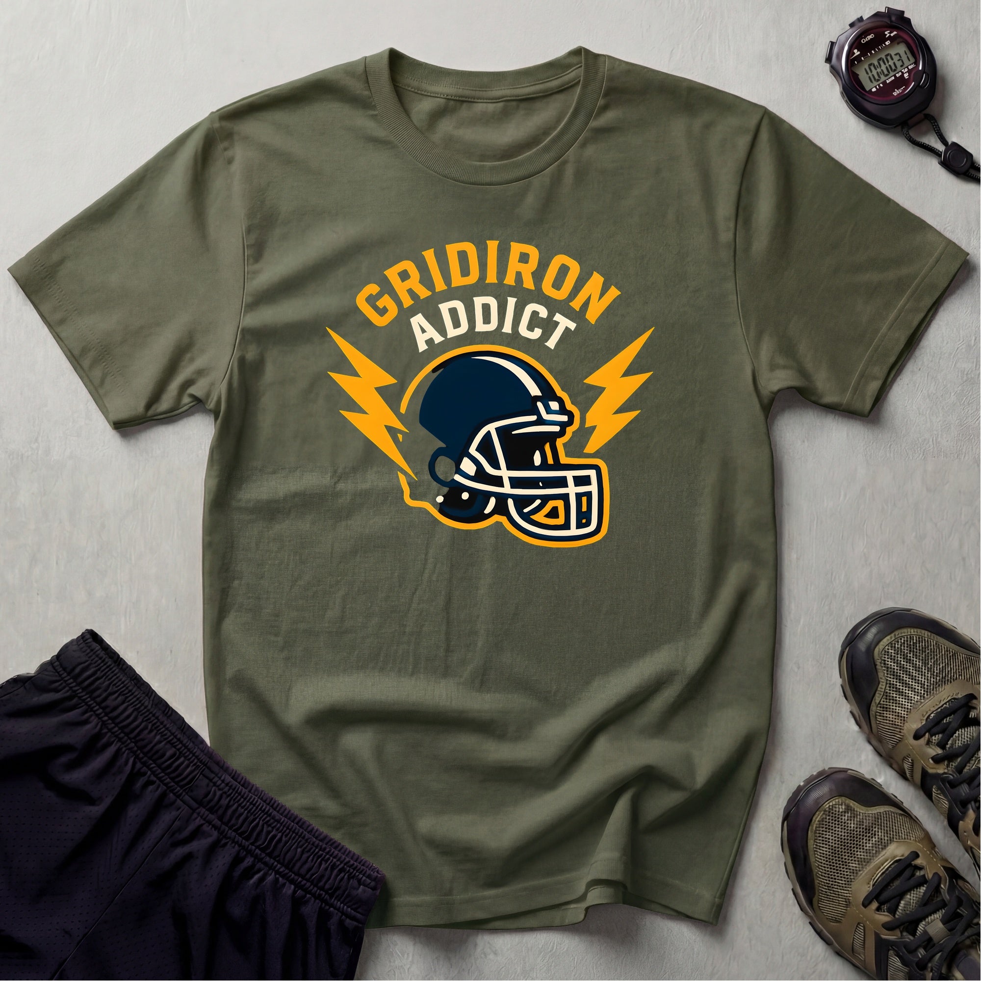Gridiron Addict Helmet Logo T-Shirt