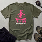 Training Like a Girl Skip T-Shirt