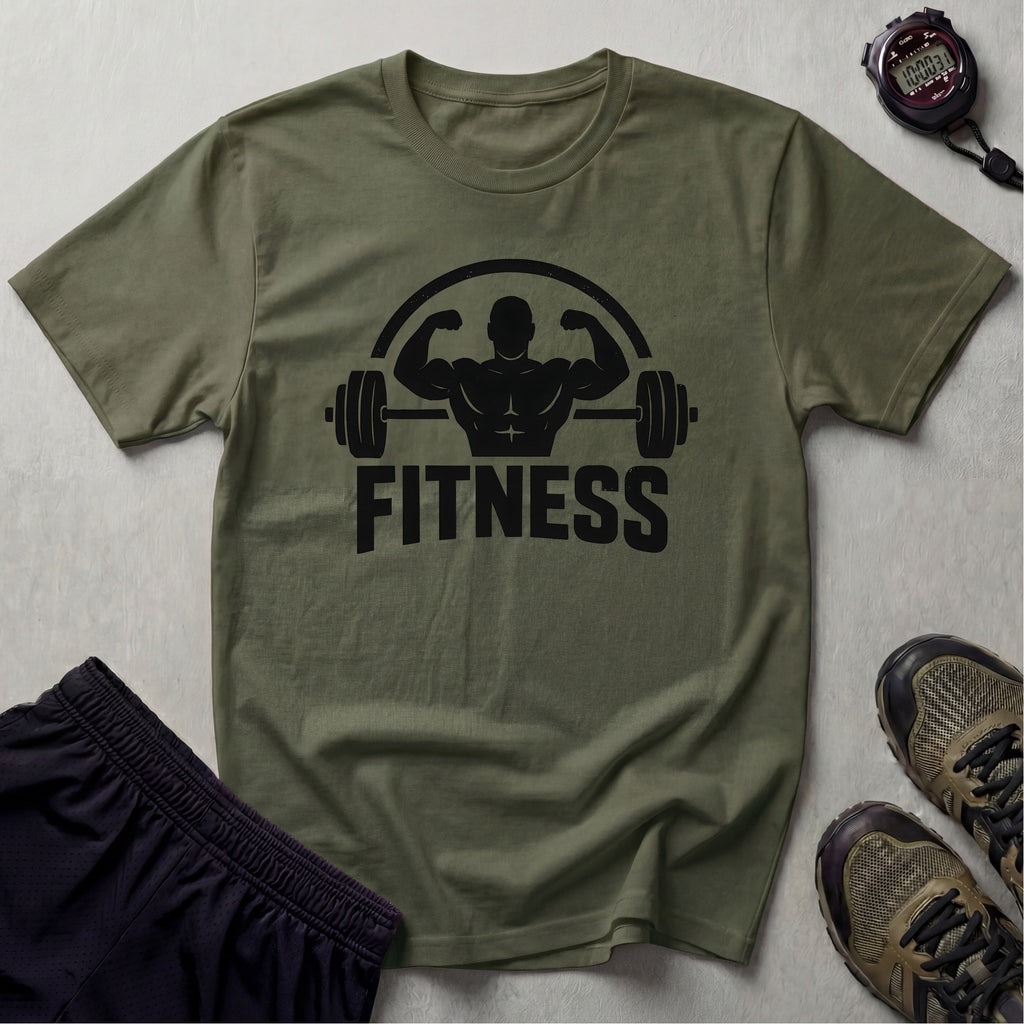 Bodybuilder lifting weights T-Shirt