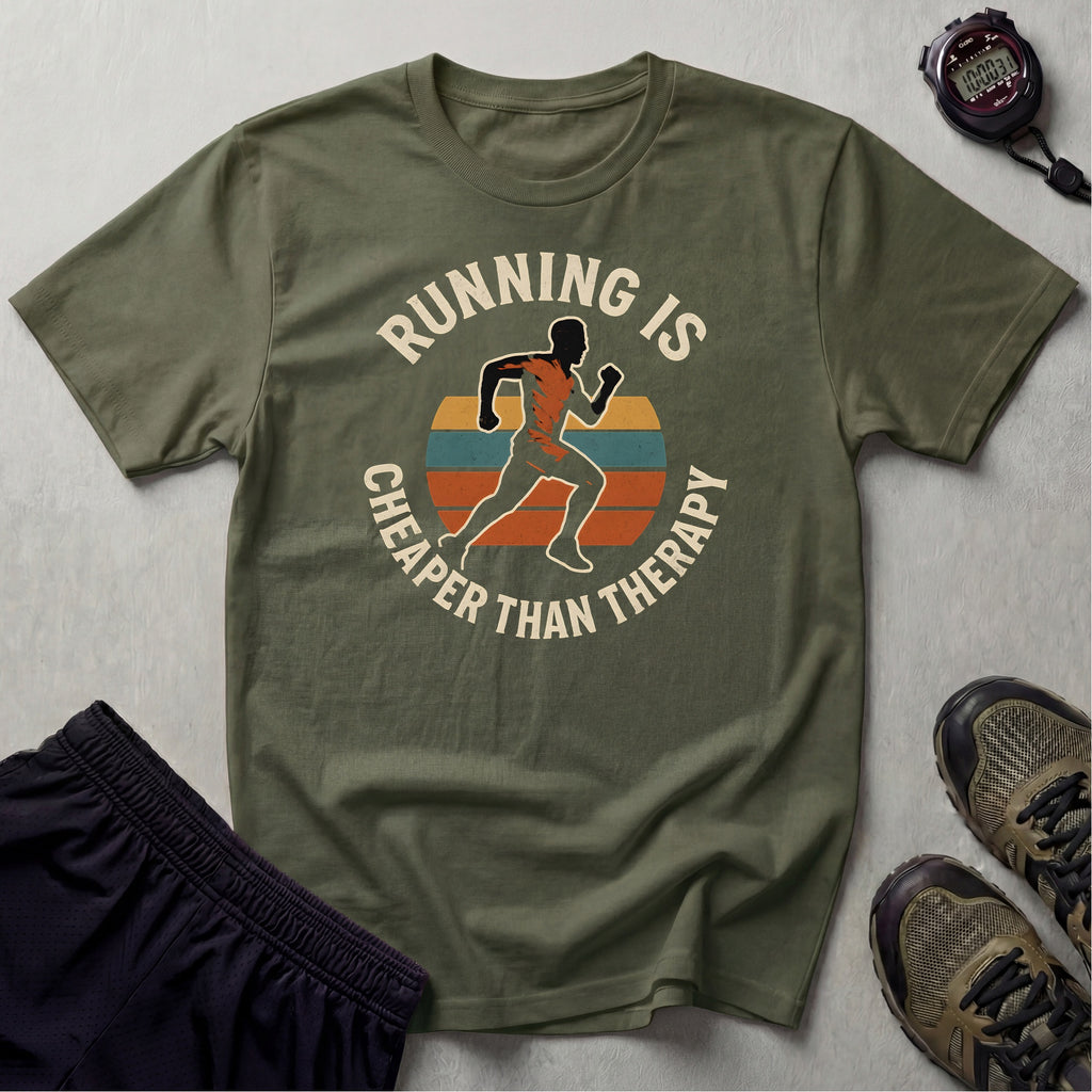 Running Cheaper Than Therapy T-Shirt