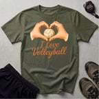 I Love Volleyball T-Shirt