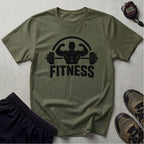 Fitness silhouette logo T-Shirt