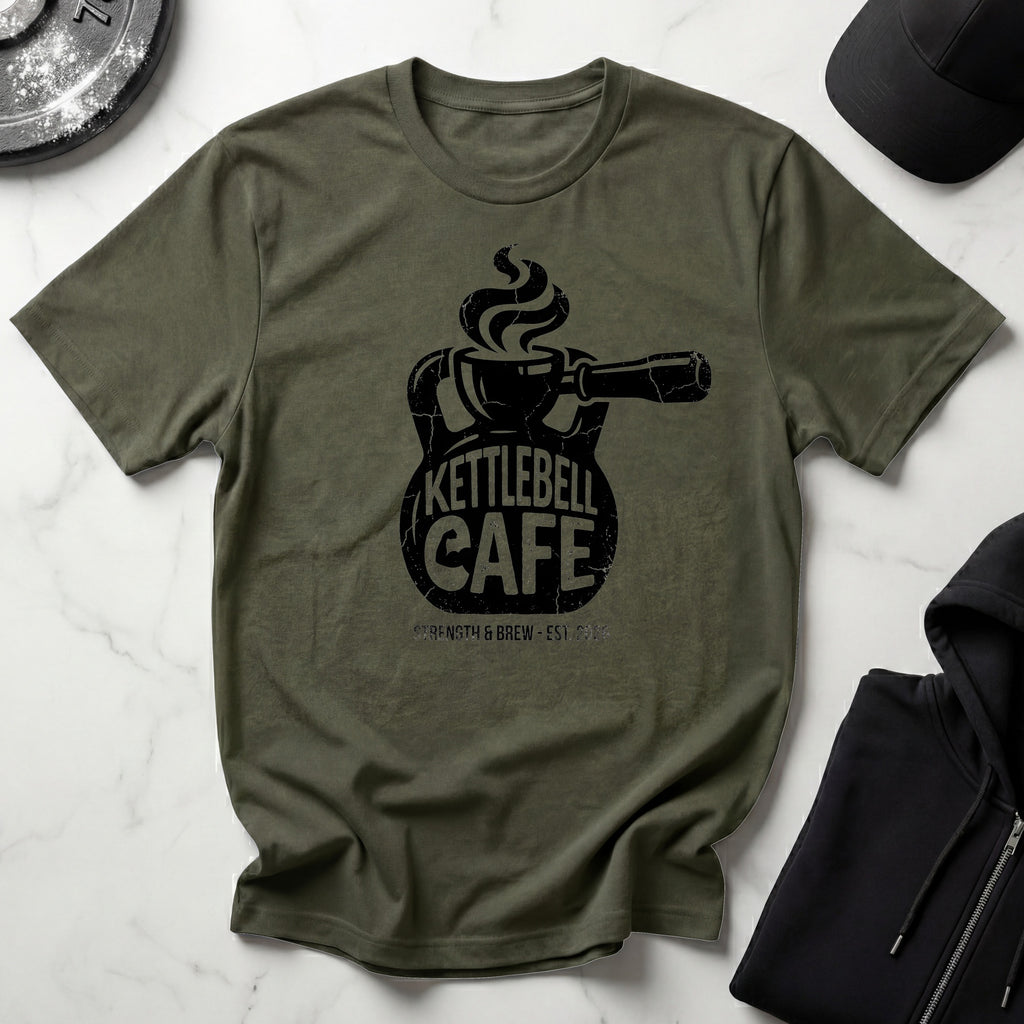 Kettlebell Cafe Designer Gymwear T-Shirt