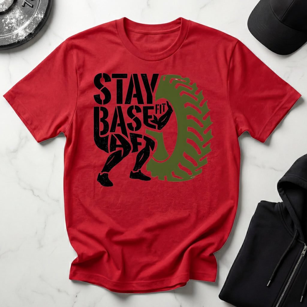 Stay Basefit Army Fitness Test Military Gymwear T-Shirt