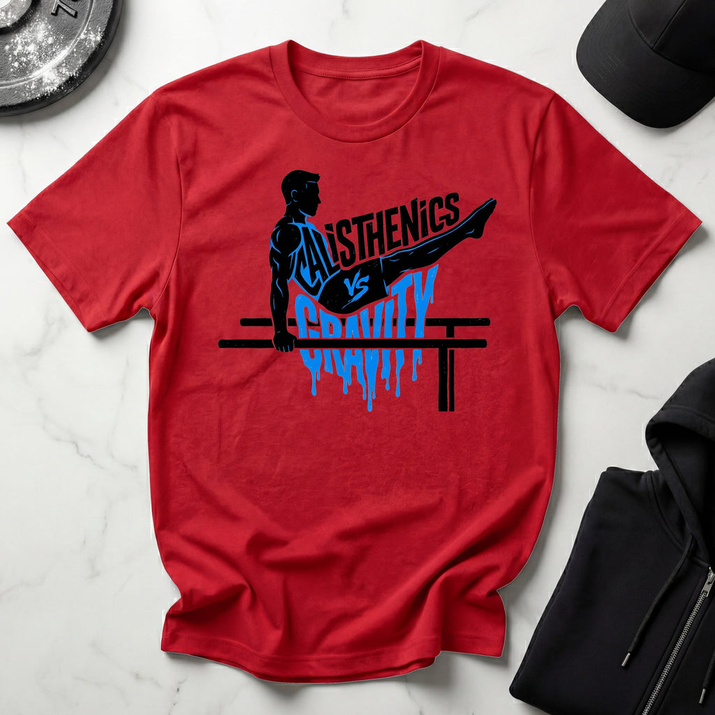 Calisthenics Vs Gravity Gymwear T-Shirt