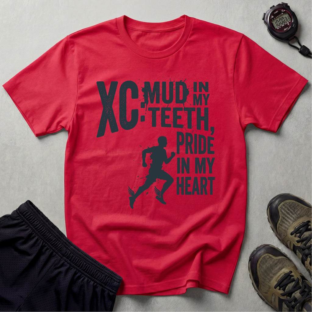 Cross Country Mud In My Teeth Gym T-Shirt
