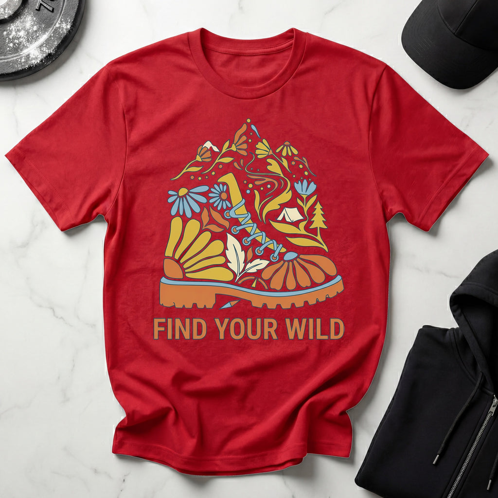 Retro Hiking Vintage Gym T-Shirt