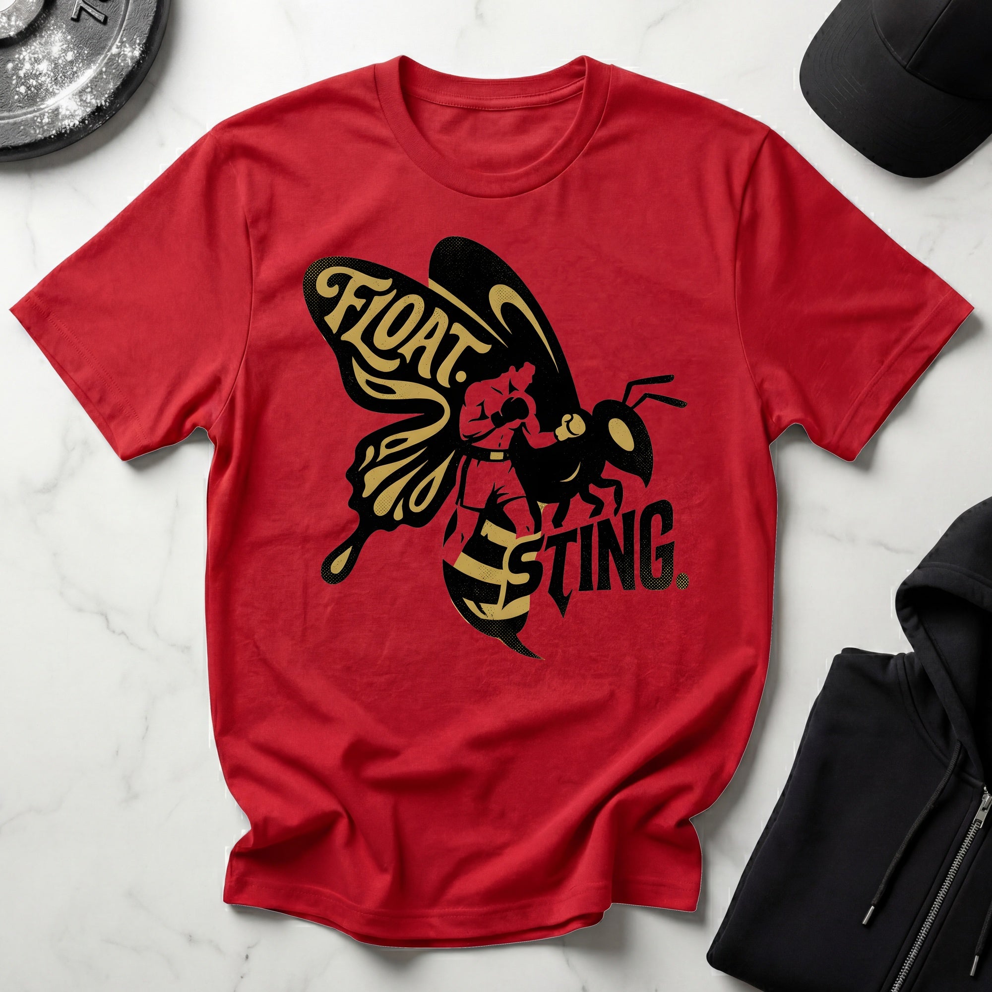 Float Sting Boxing Designer Gymwear T-Shirt