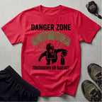 Gridiron Danger Zone Touchdown or Bail Out Gym T-Shirt