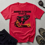 Gridiron Highway To Endzone Rev Up Gym T-Shirt