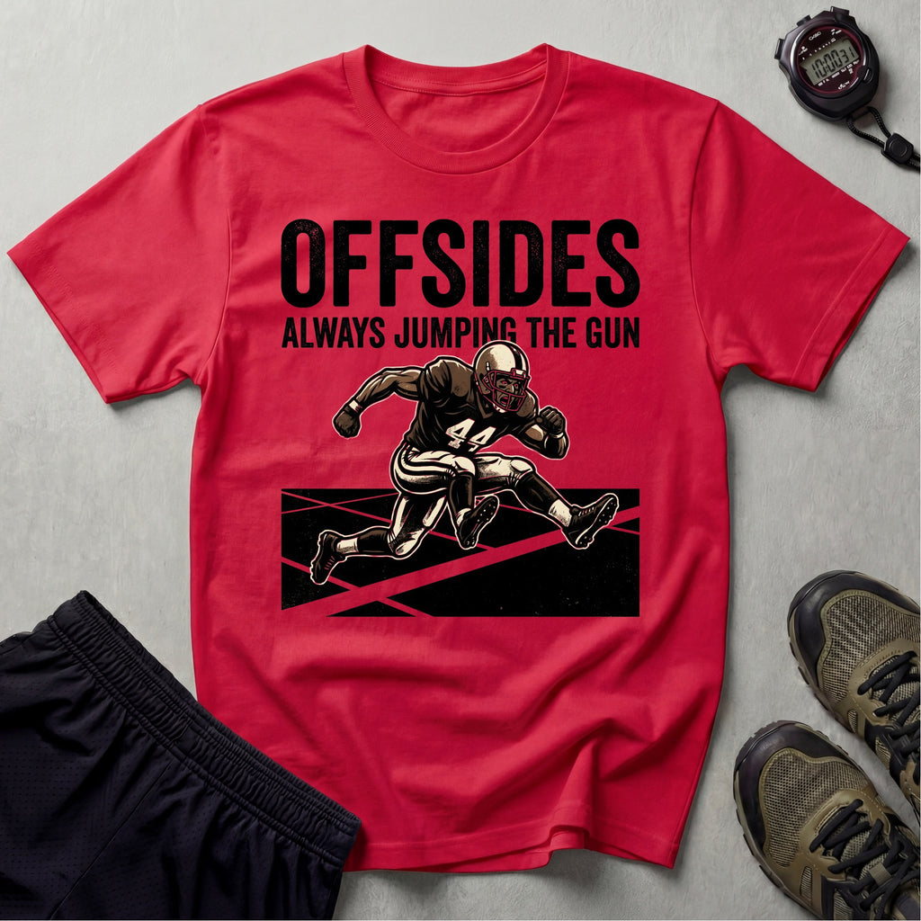 Gridiron Offsides Jump The Gun Gym T-Shirt