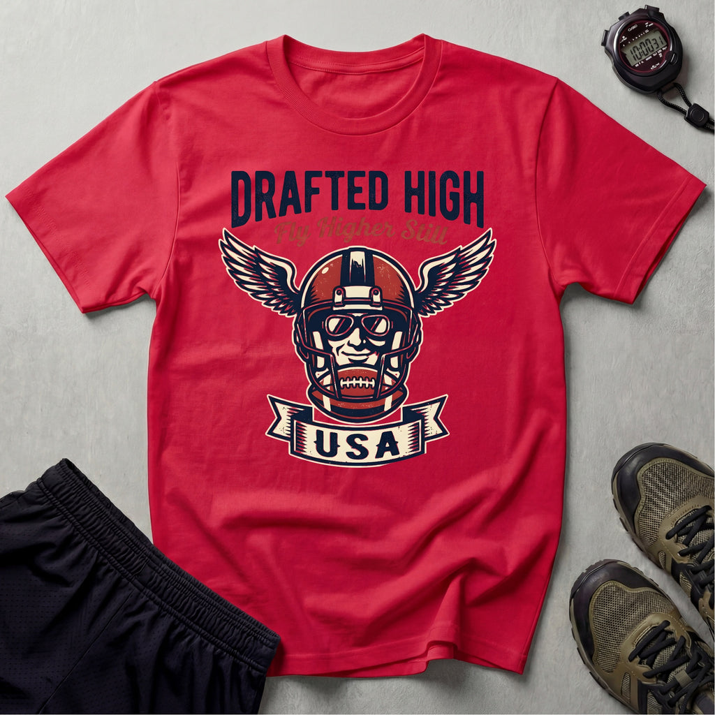 Gridiron Drafted High USA Gym T-Shirt