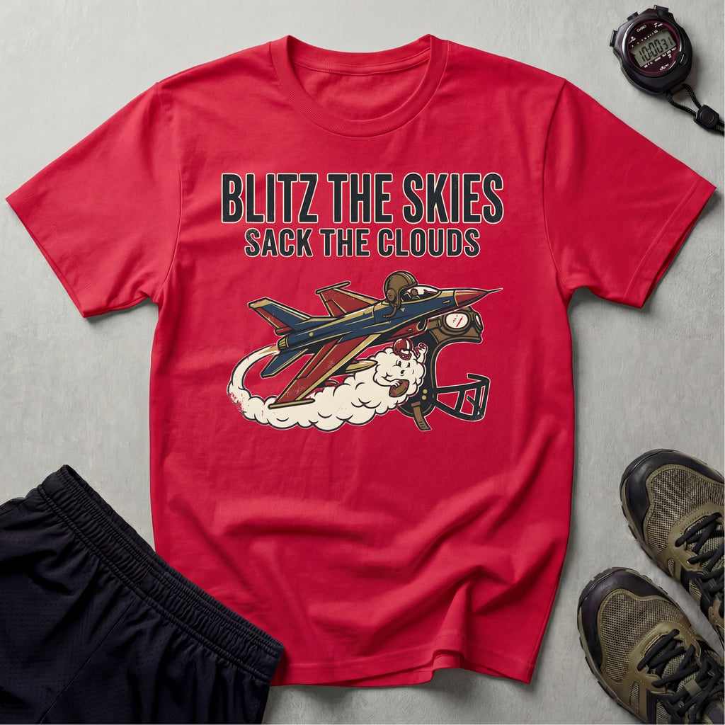 Gridiron USA Blitz The Skies Gym T-Shirt