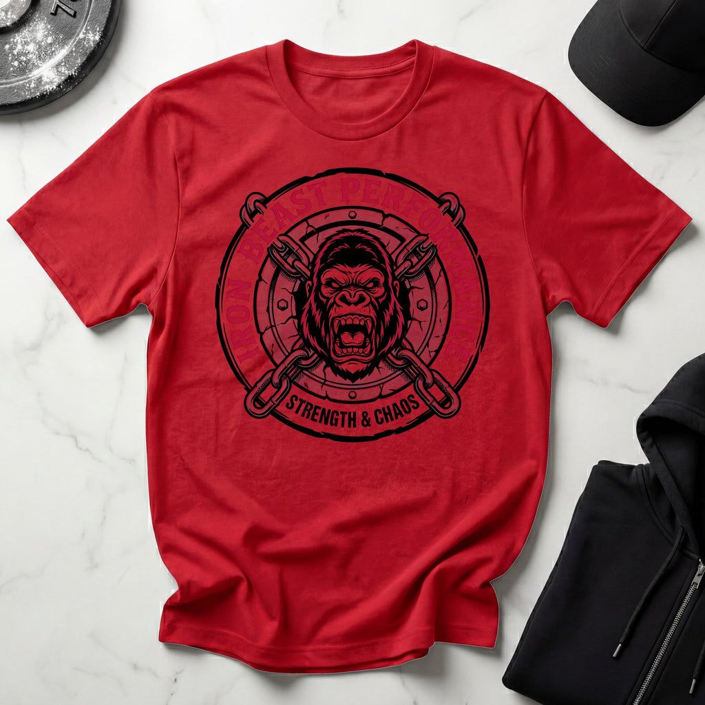 Iron Beast Performance Vintage Gym T-Shirt