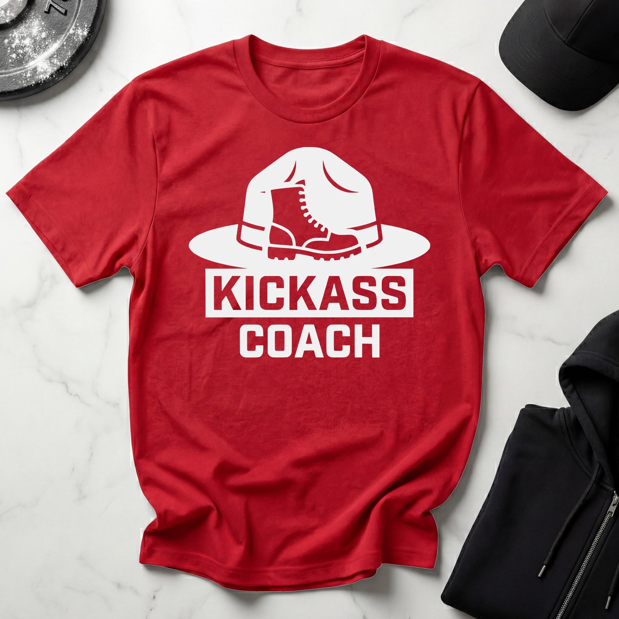 Kick Ass Coach Gym Dark T-Shirt