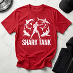 MMA Shark Tank Training Grunge white Gym T-Shirt