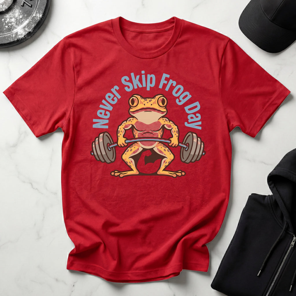 Never Skip Frog Day Vintage Gym T-Shirt