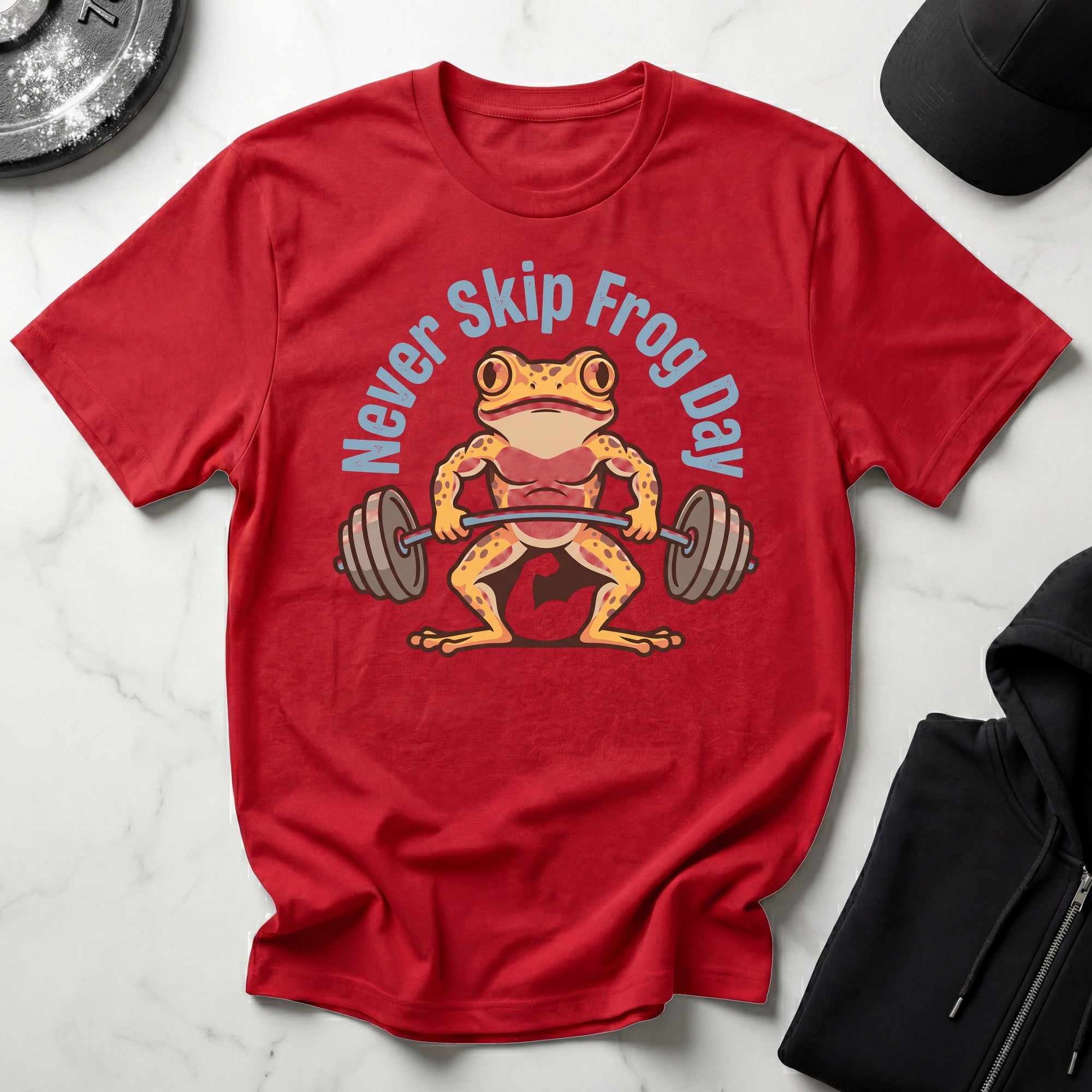 Never Skip Frog Day Vintage Gym T-Shirt