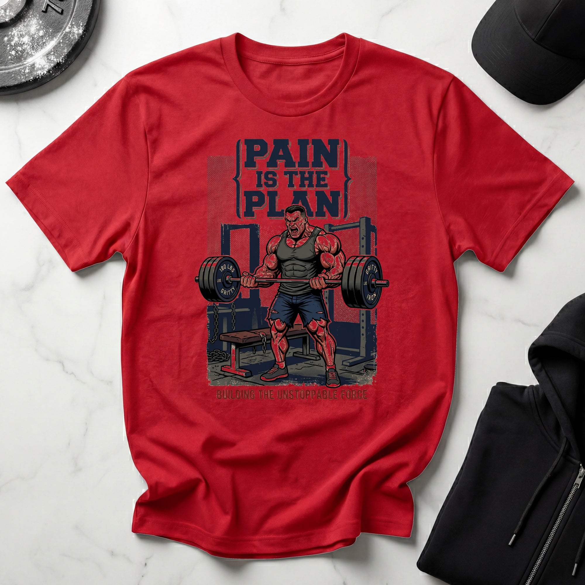 Pain Is The Plan 60s Gym T-Shirt