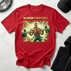 Retro Comic Maximum Power Surge Gymwear T-Shirt