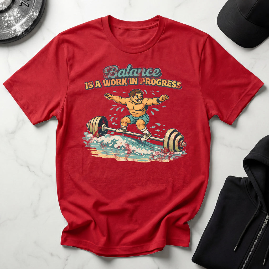 Retro Venice Balance In Progress Gymwear T-Shirt