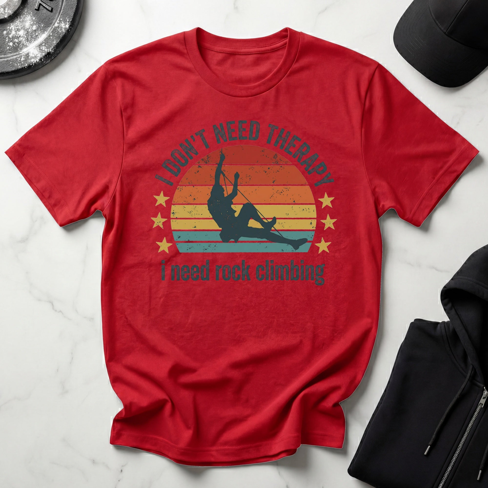 Rock Climbing Therapy Gym T-Shirt