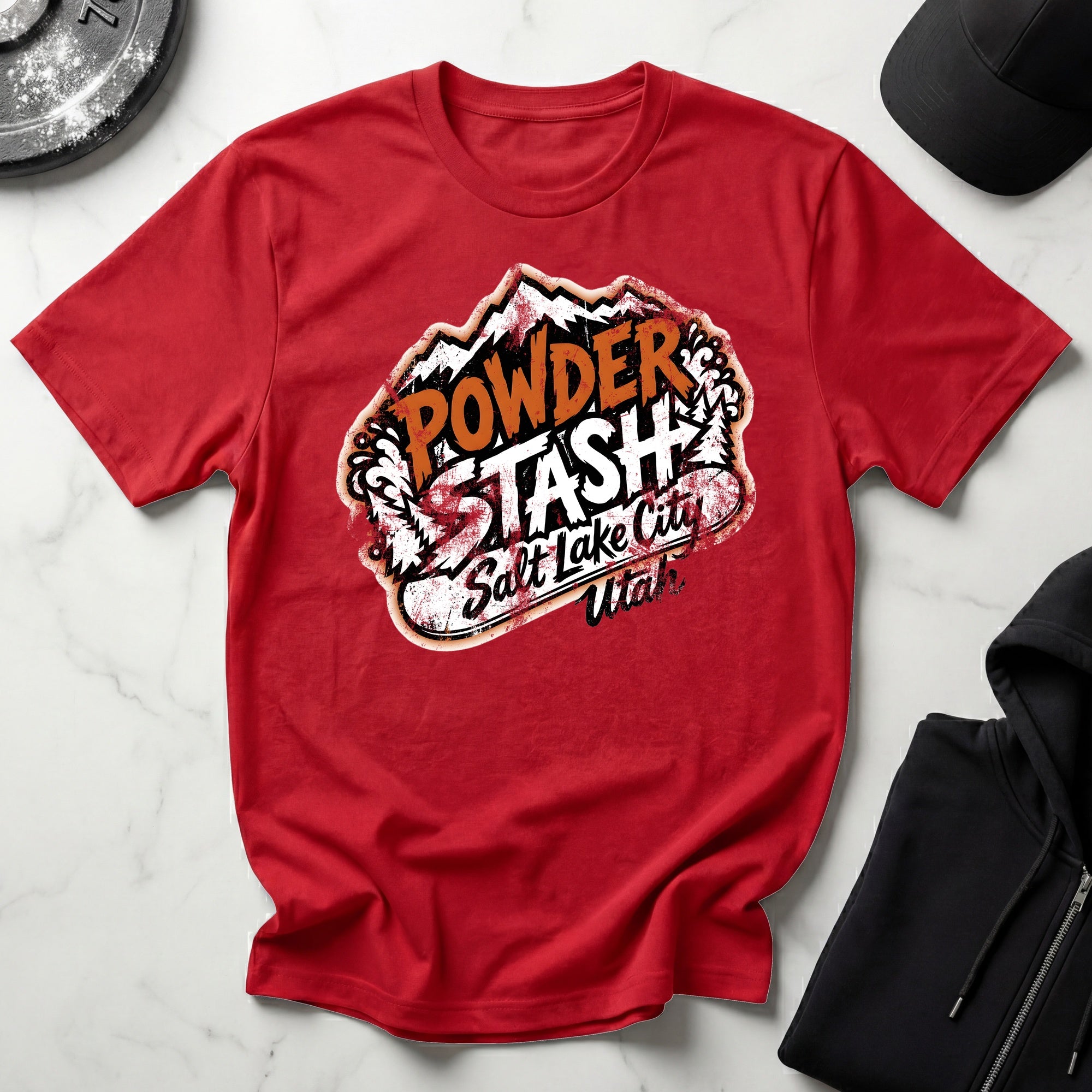 SLC Powder Stash Snowboarding T-Shirt