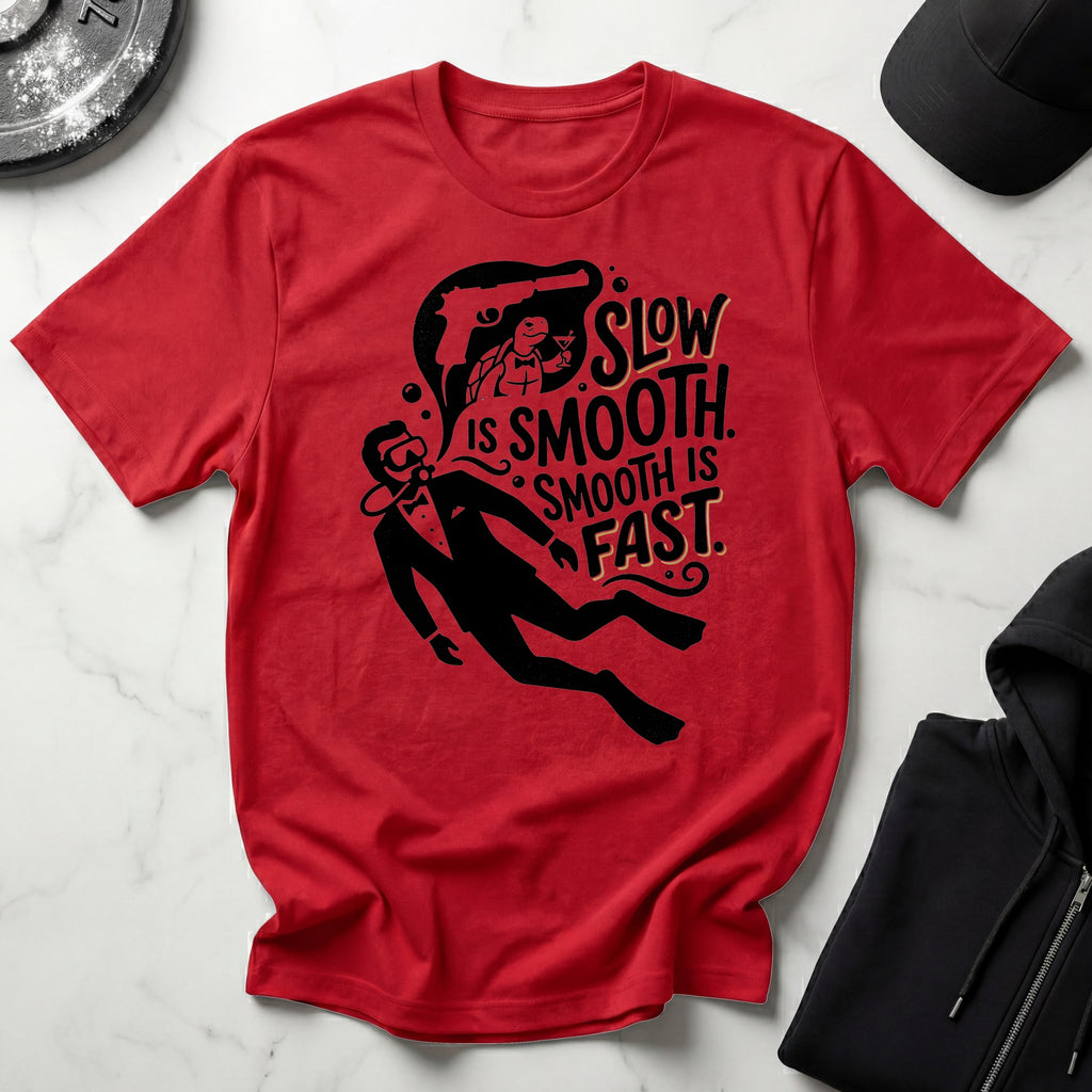 Retro Scuba Designer Gymwear T-Shirt