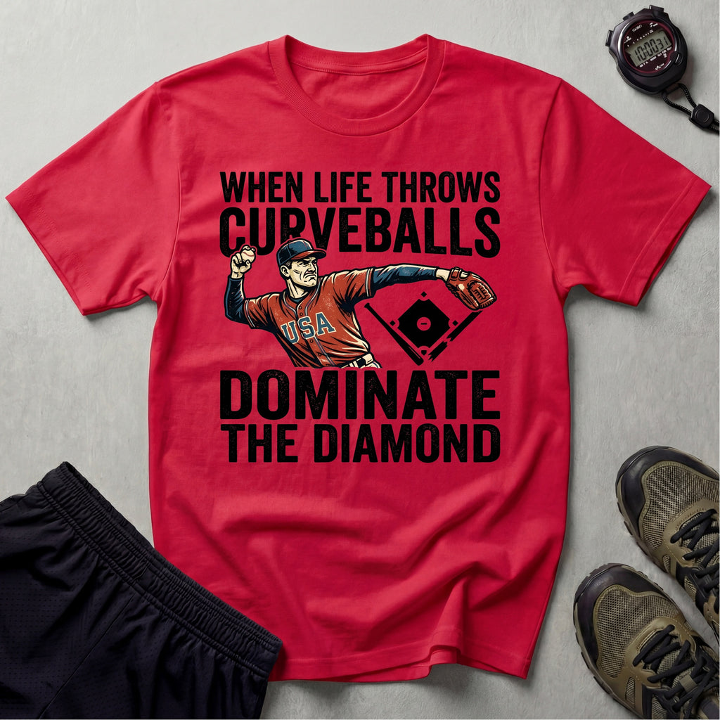 Softball USA Vintage Gym T-Shirt
