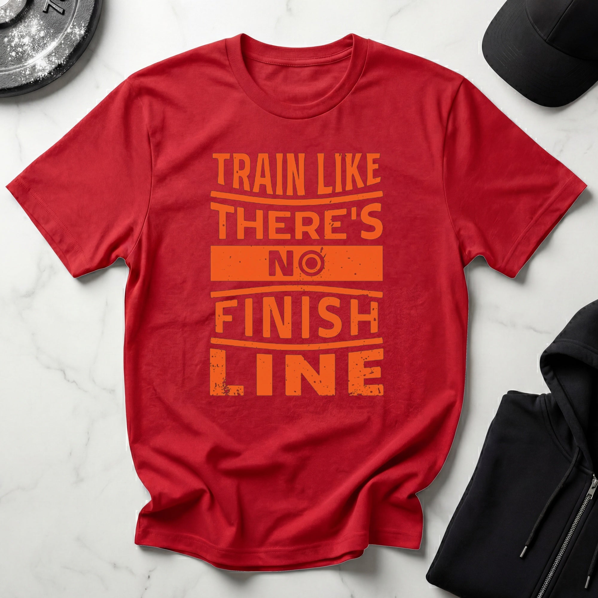 Train Like Theres No Finish Line Gym T-Shirt